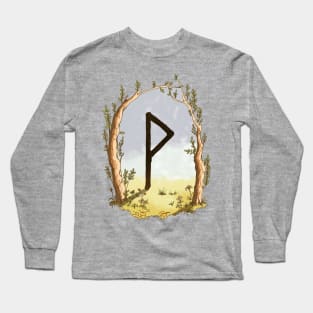 rune algiz - wunjo symbol Long Sleeve T-Shirt